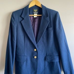 Vintage VTG Panter 100% Wool blazer, blue